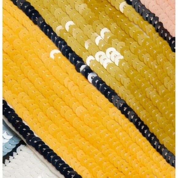 Veronica Beard Ivanna Striped Sequin Midi-Dress - Picture 7 of 7